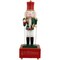 Northlight 12" Musical and Animated Cymbalist Christmas Nutcracker